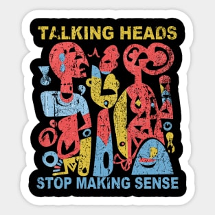 Vintage Talking Heads Stop Making Sense Sticker